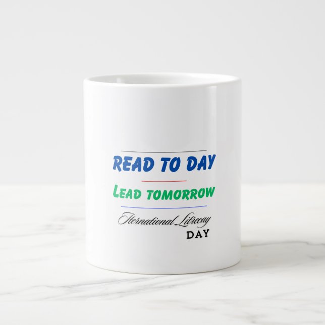 International Literacy Day Coffee Mug (Front)