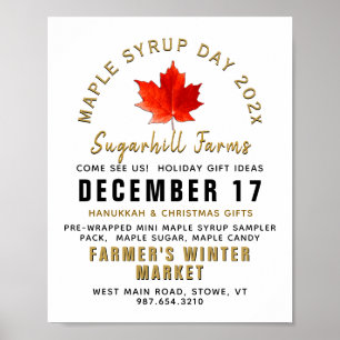 International Maple Syrup Day Promotional Poster