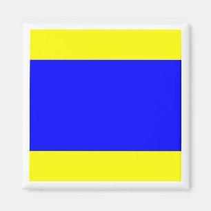 International Maritime Signal Flag DELTA Magnet