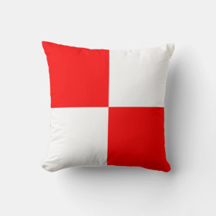 International maritime signal flag letter nautical cushion