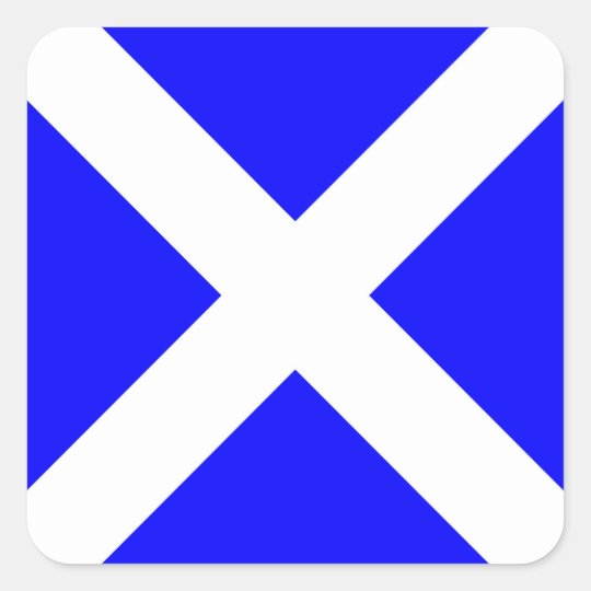 International maritime signal flag letter nautical square sticker