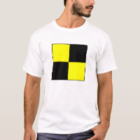 International maritime signal flag letter nautical