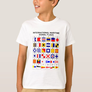 Maritime Signal Flags T-Shirts & Shirt Designs | Zazzle UK