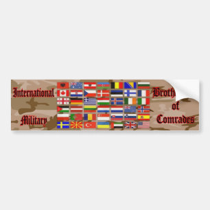 International Military Bumper Sticker