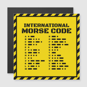 International Morse Code – Bold Industrial 