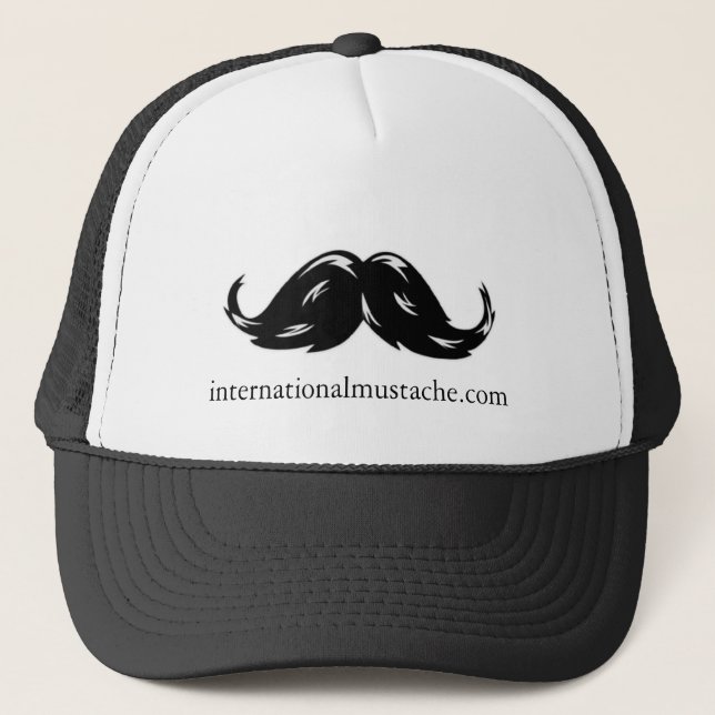International Moustache Trucker Hat (Front)