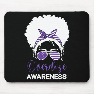 International Overdose Awareness Day 2022 Purple R Mouse Mat