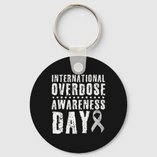 International Overdose Awareness Day I Wear Purple Key Ring