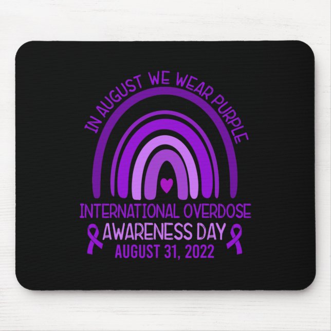 International Overdose Awareness Day Mouse Mat (Front)
