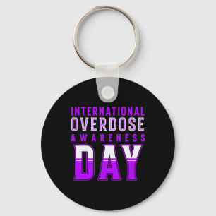 International Overdose Awareness Day - Purple Key Ring