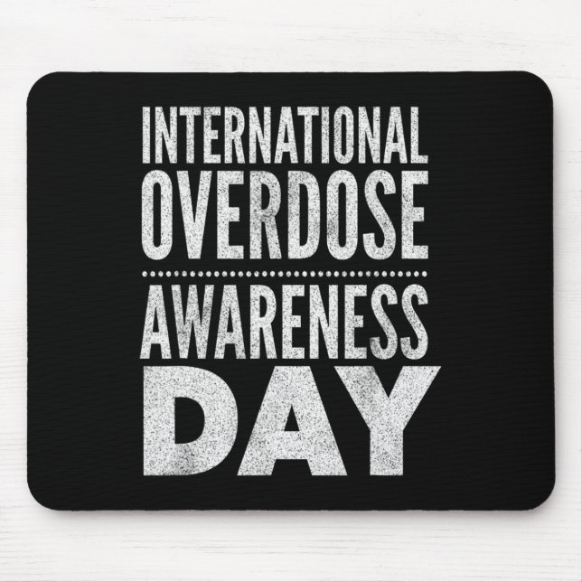 International Overdose Awareness Day Purple  Mouse Mat (Front)
