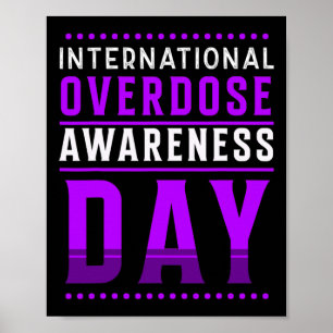 International Overdose Awareness Day - Purple Poster