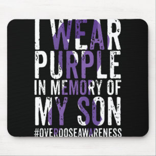 International Overdose Awareness Wear Purple Ribbo Mouse Mat