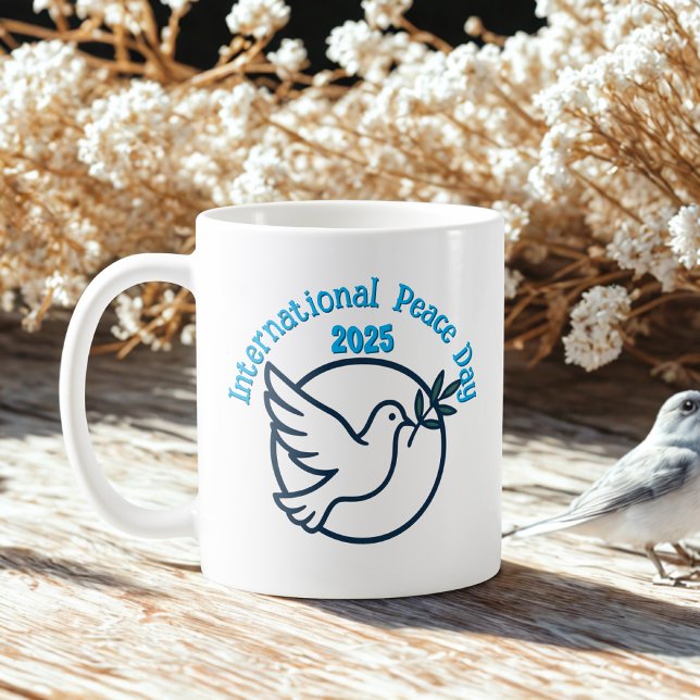 International Peace Day Dove Coffee Mug (Creator Uploaded)