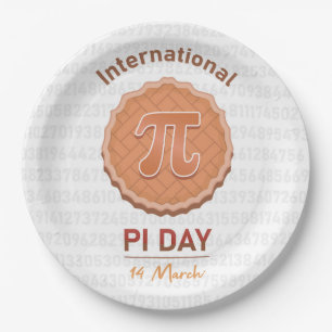 International Pi Day Paper Plate