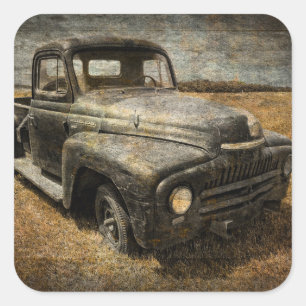 International Pickup Square Sticker