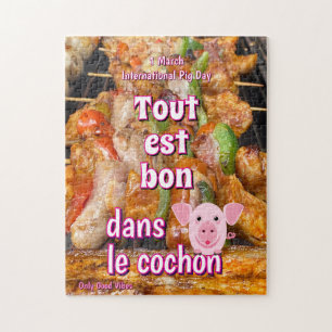International Pig Day Jigsaw Puzzle