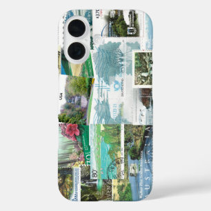 International Postage Stamps - Landscapes  iPhone 16 Case