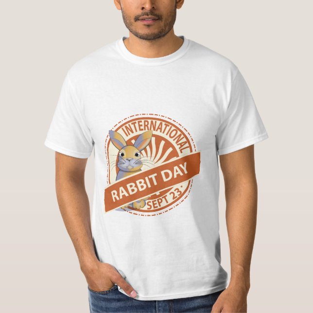 International Rabbit Day Sign Shirt (Front)
