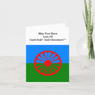 International Roma Day Flag Card