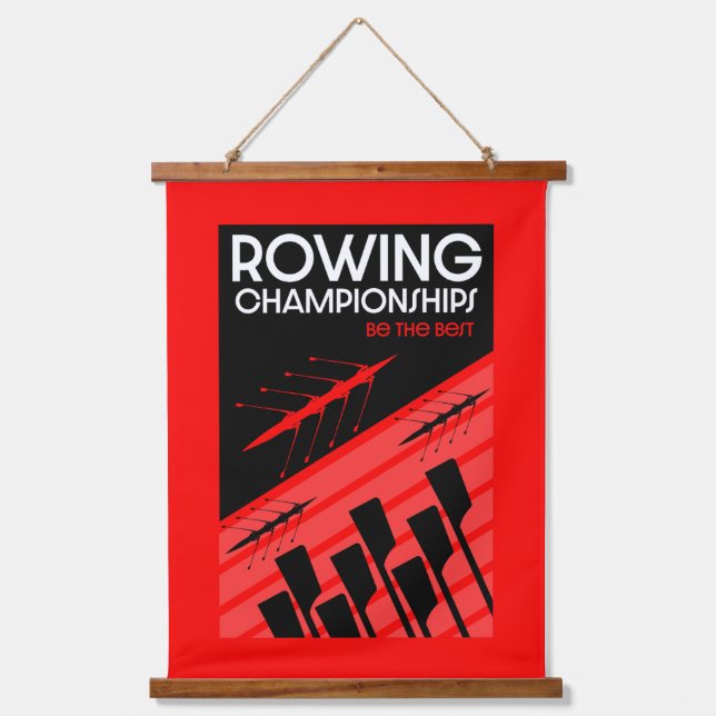International rowing hanging tapestry (Front)