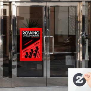 International rowing window cling