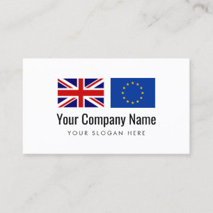 International services English European Union Business Card