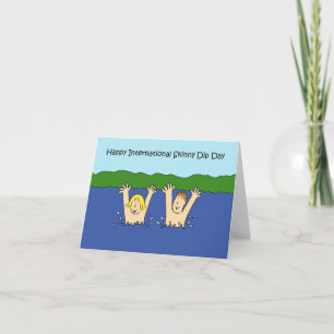 International Skinny Dip Day July 8th Card