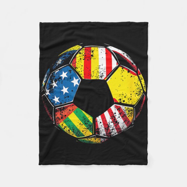 International Soccer Ll  Fleece Blanket (Front)