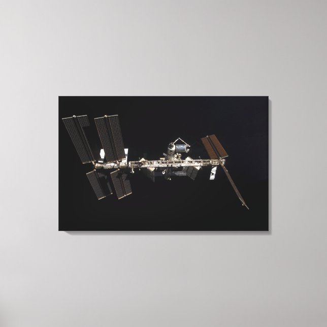 International Space Station 11 Canvas Print (Front)