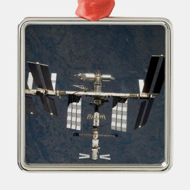 International Space Station 13 Metal Tree Decoration (Front)