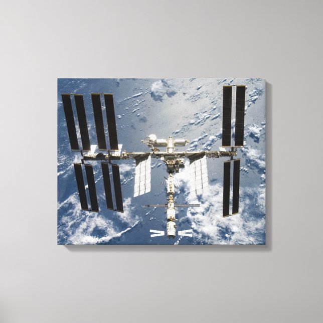 International Space Station 14 Canvas Print (Front)