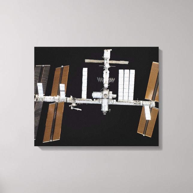 International Space Station 14 Canvas Print (Front)