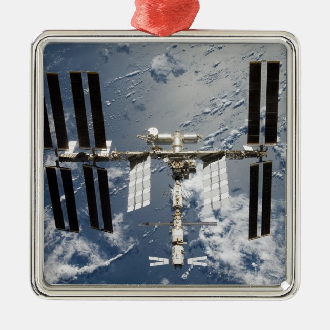 International Space Station 14 Metal Tree Decoration (Front)