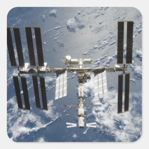 International Space Station 14 Square Sticker