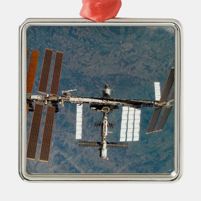 International Space Station 15 Metal Tree Decoration (Front)