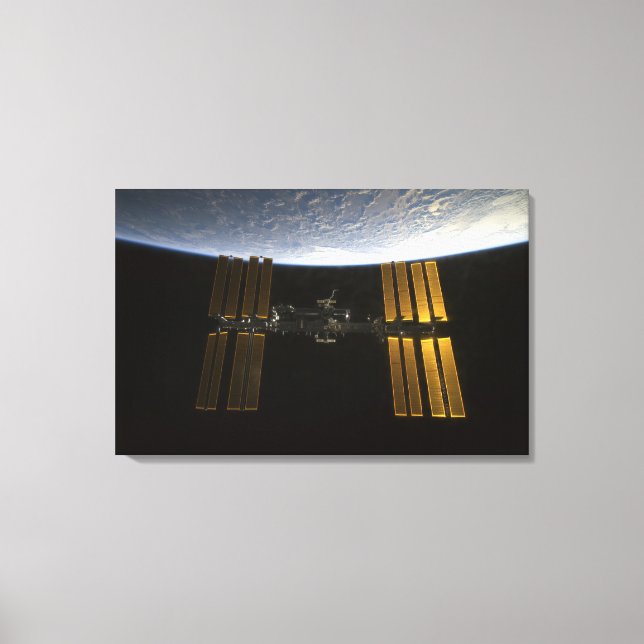 International Space Station 20 Canvas Print (Front)