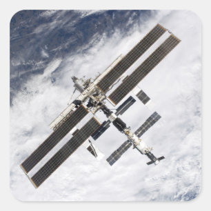 International Space Station 20 Square Sticker