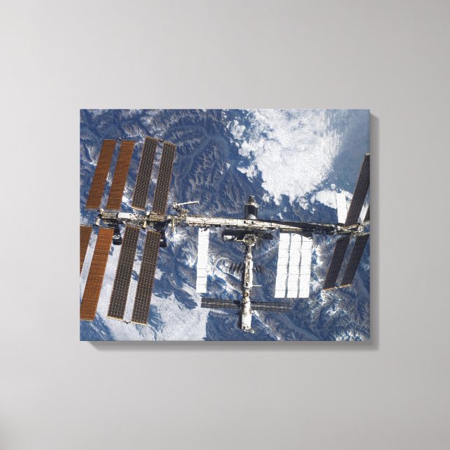 International Space Station 22 Canvas Print (Front)