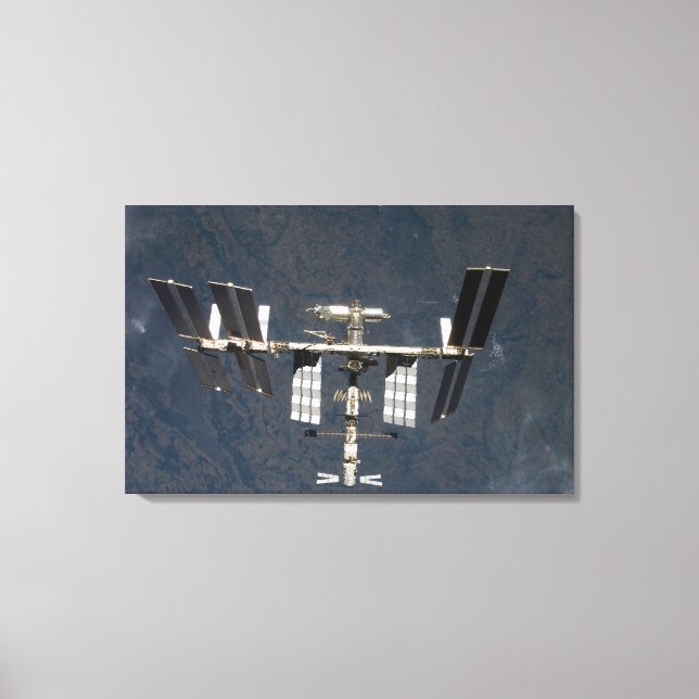 International Space Station 24 Canvas Print (Front)
