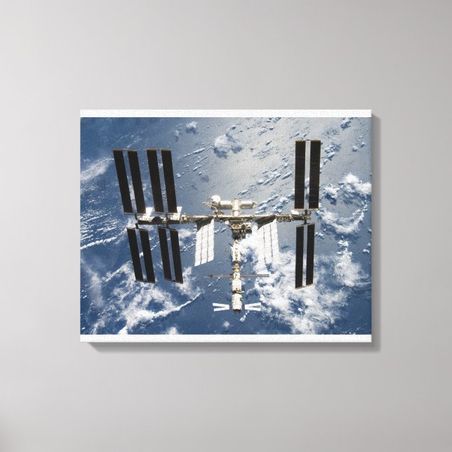 International Space Station 25 Canvas Print (Front)