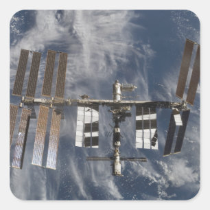 International Space Station 25 Square Sticker