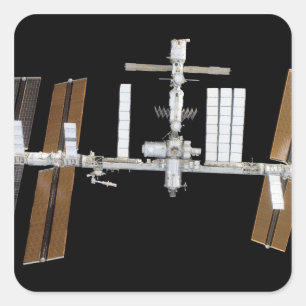 International Space Station 26 Square Sticker