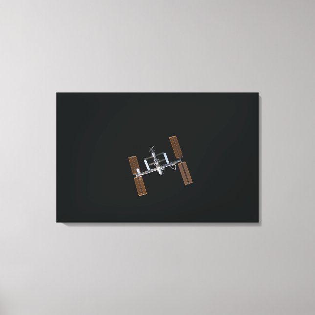 International Space Station 27 Canvas Print (Front)