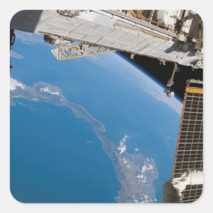 International Space Station 27 Square Sticker