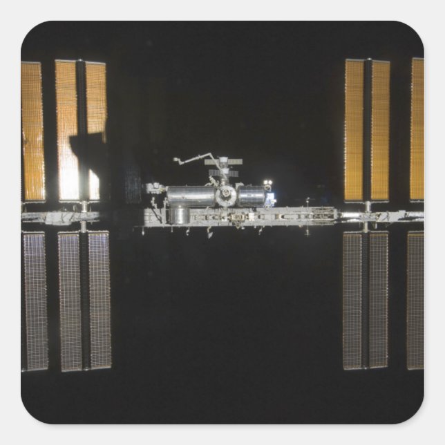 International Space Station 2 Square Sticker (Front)