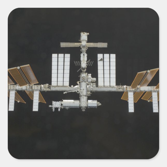 International Space Station 3 Square Sticker (Front)