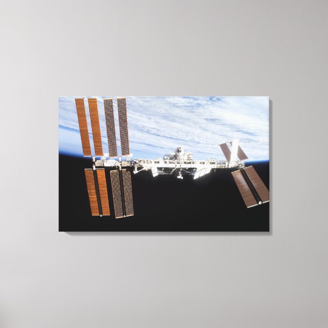 International Space Station 8 Canvas Print (Front)