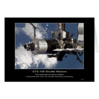 International Space Station as seen from STS-108 S