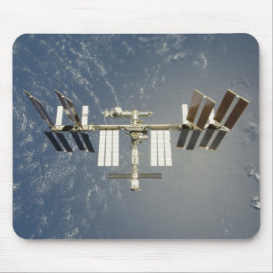 International Space Station backdropped Mouse Mat
